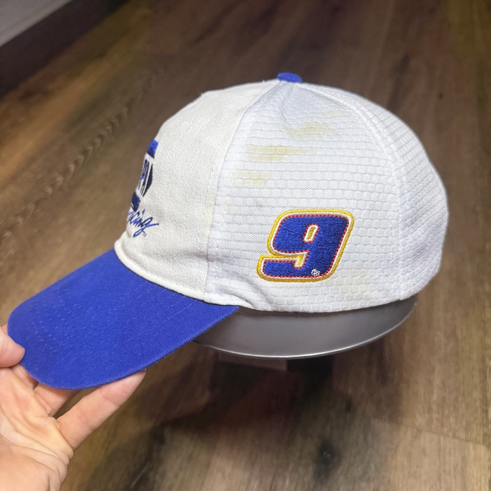 Vintage Napa Chase Elliot Hat Blue White Strap Embroidered Racing Nascar — image 3 of 7